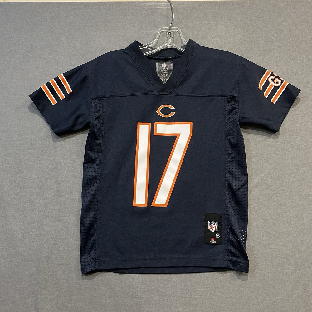Chicago Bears Jersey Boys Small Blue #17 Alshon Jeffery NFL On Field Football